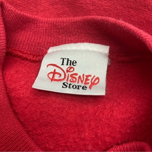 Mickey Mouse Sweatshirt SZ XL Atlanta Disney Store Made in the USA Red Warm Soft - Picture 5 of 9